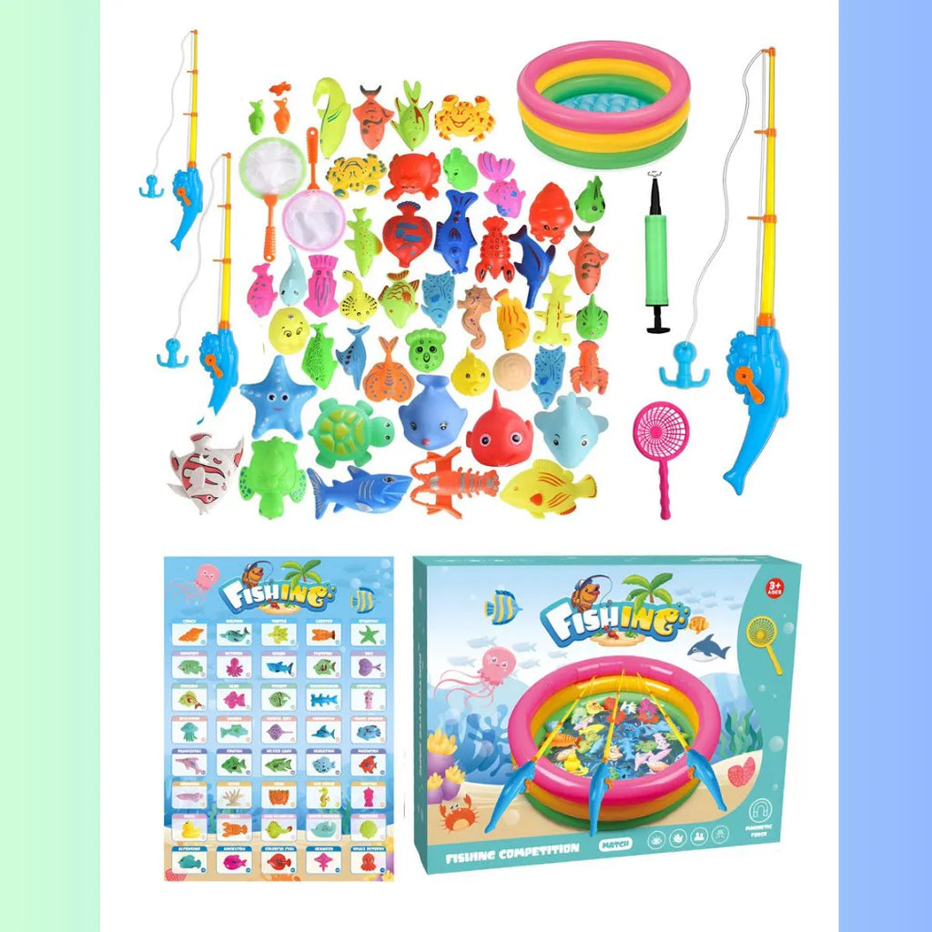 Magnetic Fishing Pool Toys Game For Kids fishing Game water - Temu Malaysia
