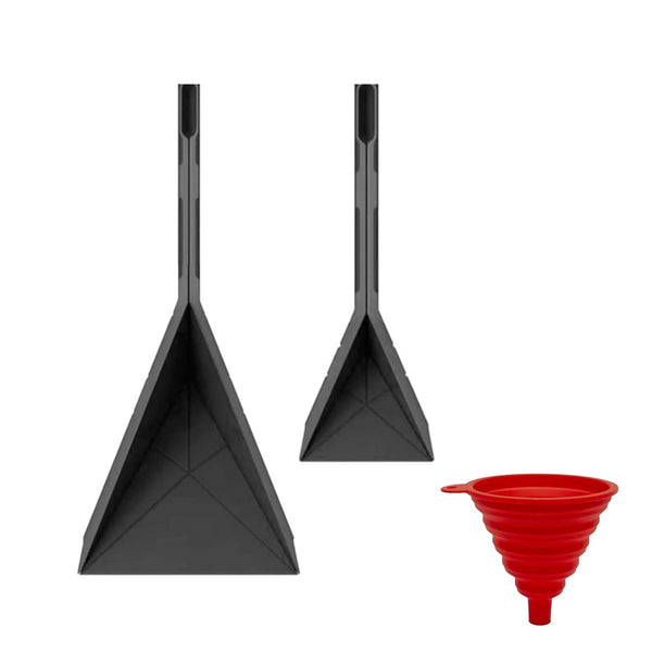 Polygon Flat Magnetic Silicone 3-in-1 Kitchen Measuring Folding Spoons Set