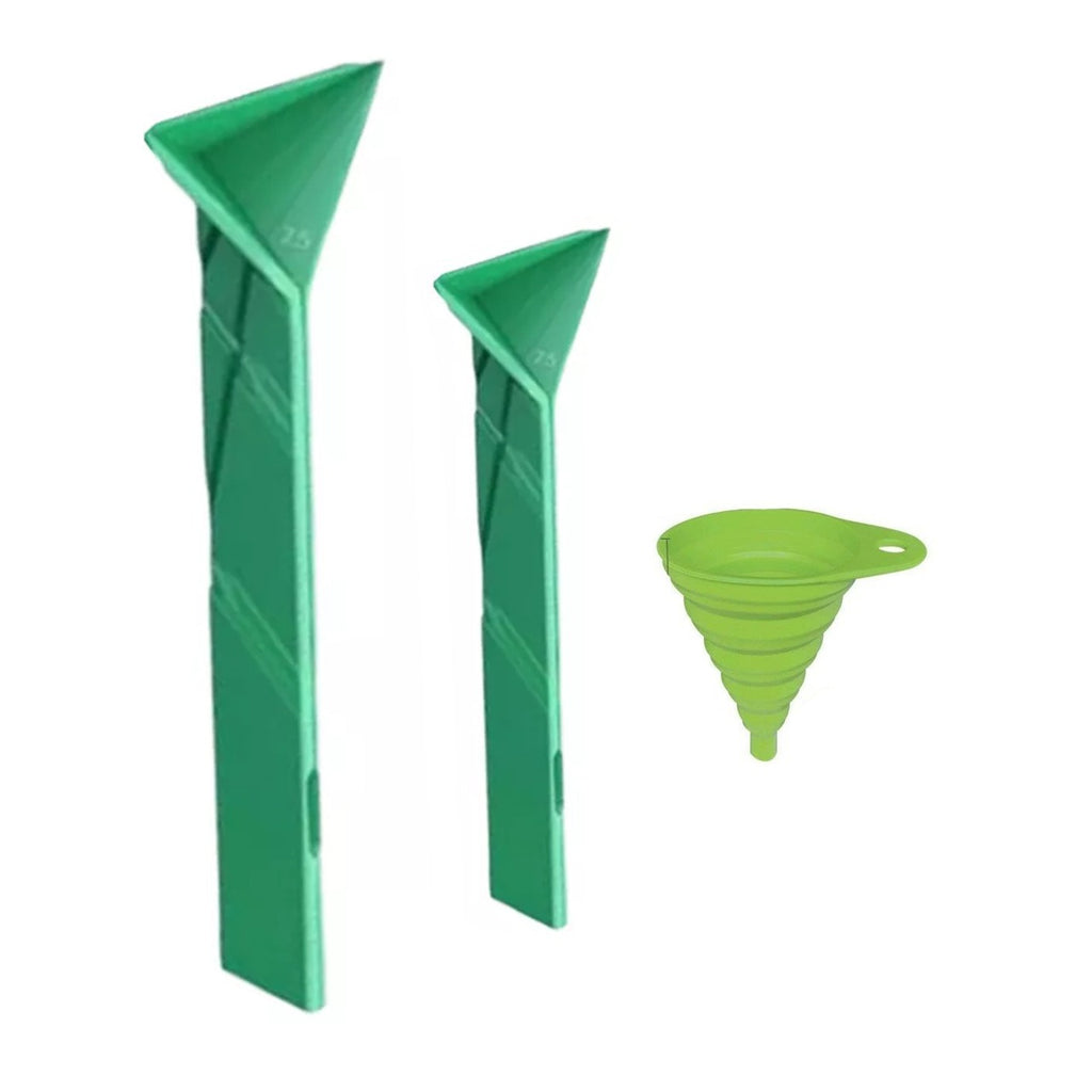 Polygon Flat Magnetic Silicone 3-in-1 Kitchen Measuring Folding Spoons Set